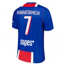 Paris Saint Germain Kvaratskhelia 7 Hjemmebanetrøje 2026-27