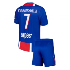 Paris Saint Germain Kvaratskhelia 7 Hjemmebanetrøje 2026-27 Børn