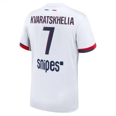 Paris Saint Germain Kvaratskhelia 7 Udebanetrøje 2025-26 Fodboldsæt