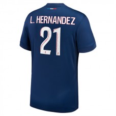 Paris Saint Germain L.Hernandez 21 Hjemmebanetrøje 2024-25 Fodboldsæt