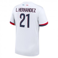 Paris Saint Germain L.Hernandez 21 Udebanetrøje 2024-25 Fodboldsæt