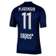 Paris Saint Germain M.Asensio 11 Hjemmebanetrøje 2025-26 Fodboldsæt