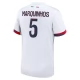 Paris Saint Germain Marquinhos 5 Udebanetrøje 2024-25 Fodboldsæt