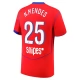 Paris Saint Germain N.Mendes 25 Tredjetrøje 2025-26 Fodboldsæt