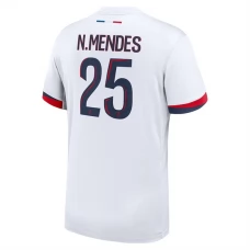Paris Saint Germain N.Mendes 25 Udebanetrøje 2024-25 Fodboldsæt