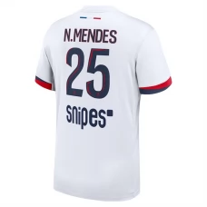 Paris Saint Germain N.Mendes 25 Udebanetrøje 2025-26 Fodboldsæt