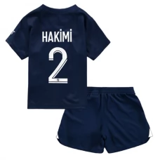 Paris Saint Germain PSG Fodboldsæt Børn 2022-23 Achraf Hakimi 2 Hjemmebanetrøje