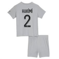 Paris Saint Germain PSG Fodboldsæt Børn 2022-23 Achraf Hakimi 2 Udebanetrøje