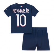 Paris Saint Germain PSG Fodboldsæt Børn 2023-24 Neymar Jr 10 Hjemmebanetrøje