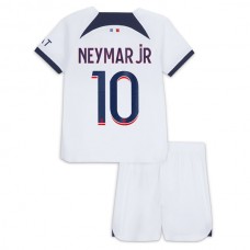 Paris Saint Germain PSG Fodboldsæt Børn 2023-24 Neymar Jr 10 Udebanetrøje