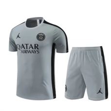 Paris Saint Germain PSG Trænings T-Shirt Sæt 2023-24 - Grå