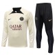 Paris Saint Germain PSG Træningssæt 2023-24 - 1-4 Zip Beige