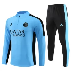 Paris Saint Germain PSG Træningssæt 2023-24 - 1-4 Zip Blå
