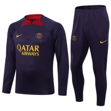 Paris Saint Germain PSG Træningssæt 2023-24 - 1-4 Zip Lilla