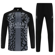 Paris Saint Germain PSG Træningssæt 2023-24 - 1-4 Zip Sort Camouflage