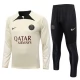 Paris Saint Germain PSG Træningssæt Børn 2023-24 - 1-4 Zip Beige