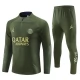 Paris Saint Germain PSG Træningssæt Børn 2023-24 - 1-4 Zip Grøn
