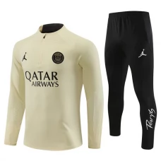 Paris Saint Germain PSG Træningssæt Børn 2023-24 - 1-4 Zip Gul