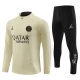 Paris Saint Germain PSG Træningssæt Børn 2023-24 - 1-4 Zip Gul