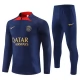 Paris Saint Germain PSG Træningssæt Børn 2023-24 - 1-4 Zip Navy