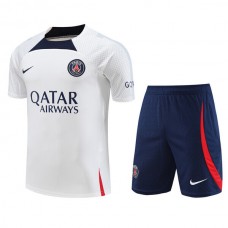Paris Saint Germain PSG Træningstrøje Sæt Børn 2023-24 - Shorts Hvid