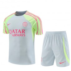 Paris Saint Germain PSG Træningstrøje Sæt Børn 2023-24 - Shorts Hvid Pink