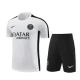 Paris Saint Germain PSG Træningstrøje Sæt Børn 2023-24 - Shorts Hvid Sort