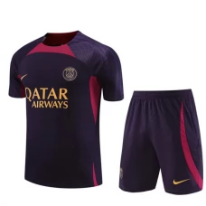 Paris Saint Germain PSG Træningstrøje Sæt Børn 2023-24 - Shorts Lilla