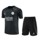 Paris Saint Germain PSG Træningstrøje Sæt Børn 2023-24 - Shorts Sort Hvid