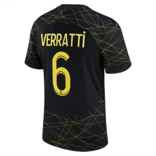 Paris Saint Germain PSG Trøje 2022-23 Fourth Marco Verratti 6 Hjemmebanetrøje