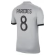 Paris Saint Germain PSG Trøje 2022-23 Paredes 8 Udebanetrøje
