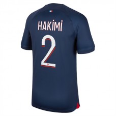 Paris Saint Germain PSG Trøje 2023-24 Achraf Hakimi 2 Hjemmebanetrøje