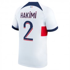 Paris Saint Germain PSG Trøje 2023-24 Achraf Hakimi 2 Udebanetrøje