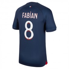 Paris Saint Germain PSG Trøje 2023-24 Fabian 8 Hjemmebanetrøje