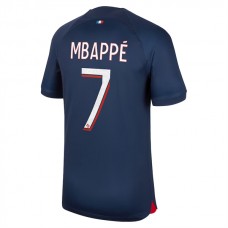 Paris Saint Germain PSG Trøje 2023-24 Kylian Mbappé 7 Hjemmebanetrøje