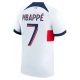 Paris Saint Germain PSG Trøje 2023-24 Kylian Mbappé 7 Udebanetrøje