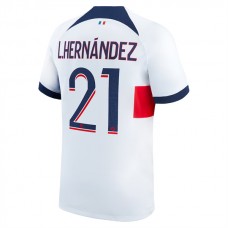 Paris Saint Germain PSG Trøje 2023-24 L.Hernandez 21 Udebanetrøje