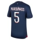 Paris Saint Germain PSG Trøje 2023-24 Marquinhos 5 Hjemmebanetrøje