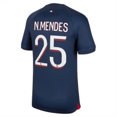Paris Saint Germain PSG Trøje 2023-24 N.Mendes 25 Hjemmebanetrøje