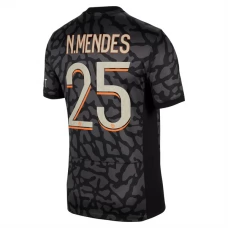 Paris Saint Germain PSG Trøje 2023-24 N.Mendes 25 Tredjetrøje