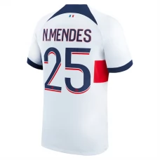 Paris Saint Germain PSG Trøje 2023-24 N.Mendes 25 Udebanetrøje