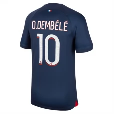 Paris Saint Germain PSG Trøje 2023-24 O.Dembélé 10 Hjemmebanetrøje