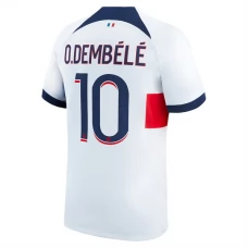 Paris Saint Germain PSG Trøje 2023-24 O.Dembélé 10 Udebanetrøje