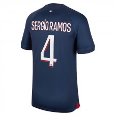 Paris Saint Germain PSG Trøje 2023-24 Sergio Ramos 4 Hjemmebanetrøje