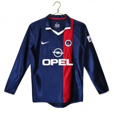 Paris Saint Germain Retro Hjemmebanetrøje 2001-02 Langærmet