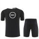 Paris Saint Germain Trænings T-shirt Sæt 2025-26 - Shorts Sort