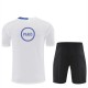 Paris Saint Germain Trænings T-shirt Sæt Børn 2025-26 - Shorts Hvid