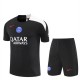 Paris Saint Germain Trænings T-shirt Sæt Børn 2025-26 - Shorts Sort