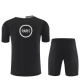 Paris Saint Germain Trænings T-shirt Sæt Børn 2025-26 - Shorts Sort
