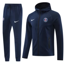 Paris Saint Germain Træningsjakke Sæt 2024-25 - Hætte Blå